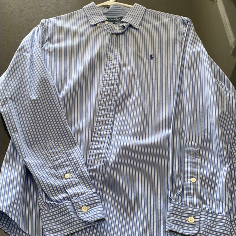 Men’s L Polo Ralph Lauren custom button up shirt
